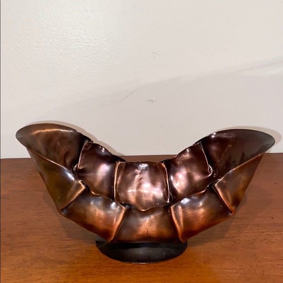 Copper craft guild 611 antique folded decorative - Picture 1 of 8